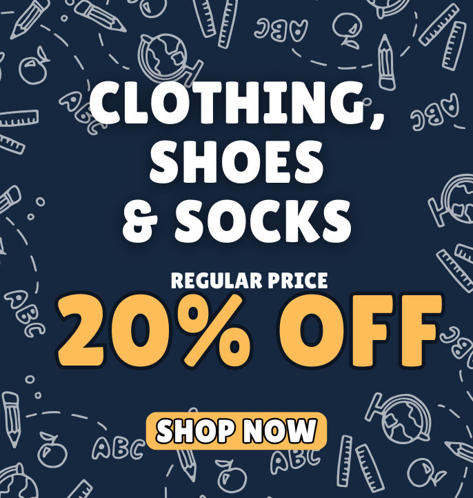 Back to School Shopping Guide. Redirects to sale category