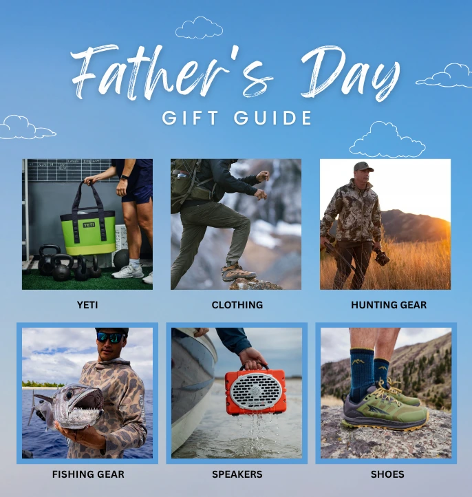 Fathers Day Gift Guide redirects to Yeti search.