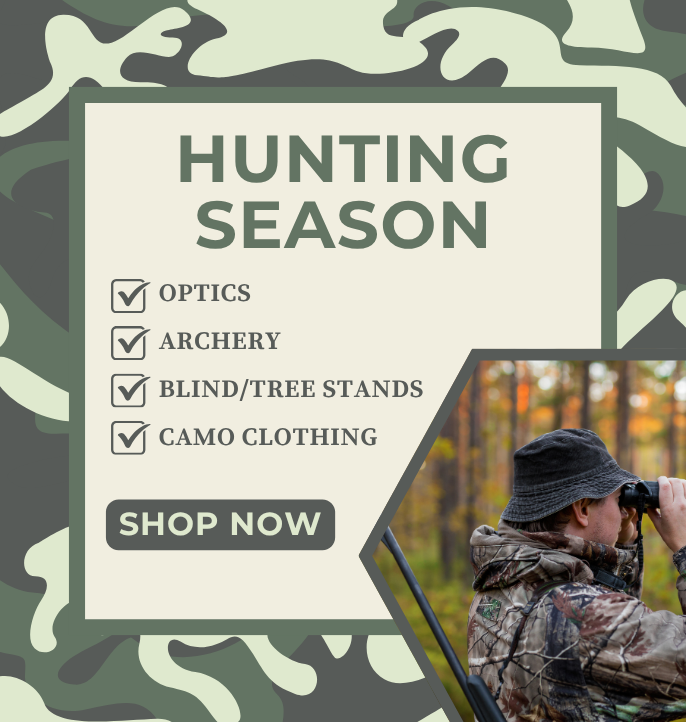 Hunting Season redirects to hunting clothing category.